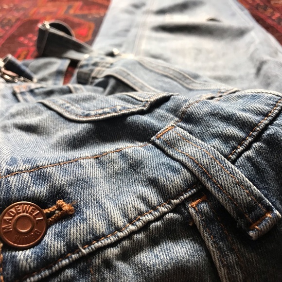 Madewell Straight-Leg Overalls in Bernard Wash - Picture 6 of 8